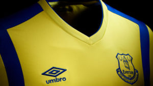 Pic: Everton reveal new yellow and blue third kit by Umbro